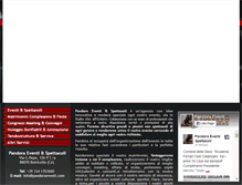 Tablet Screenshot of pandoraeventi.com
